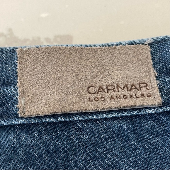 Carmar Los Angeles Beatrice Zip Front Denim Skirt - Picture 7 of 12